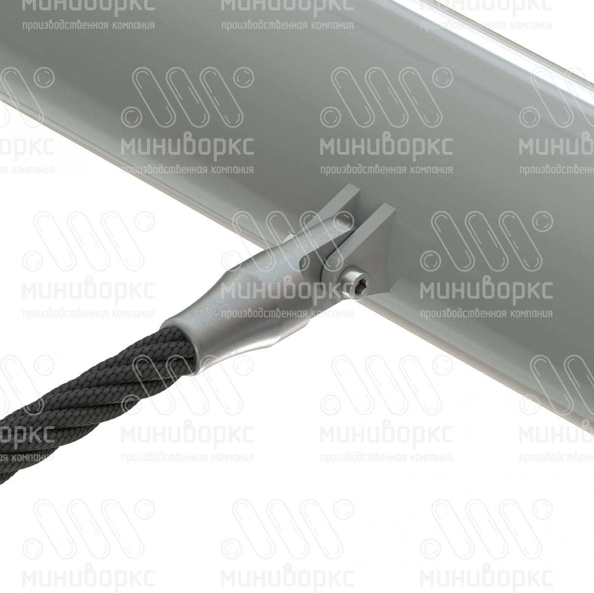 Втулка алюминиевая обжимная, для каната Ø16 мм, цвет металл – A16-TH2 - 4