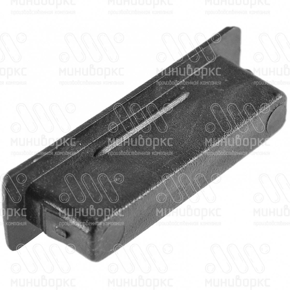 Латодержатель врезной для лат сечением 8х63 мм, цвет черный – ЛВ8-63-26ЧЕ - 3