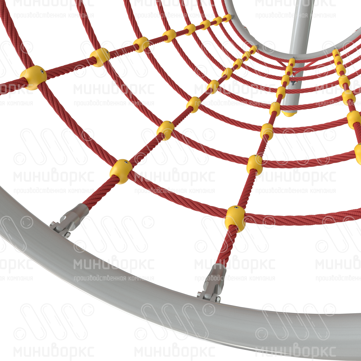 Втулка алюминиевая обжимная, для каната Ø16 мм, цвет металл – A16-TH2 - 6