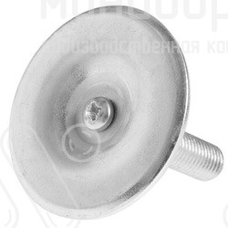 Опора резьбовая M10x50 Ø40, цвет металл – JTM401050-10V - 3