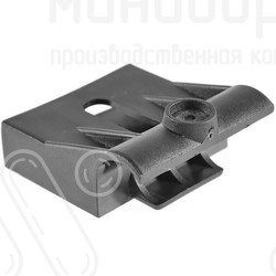 Латодержатель с креплением к трубе Ø25 мм для лат сечением 13х62 мм, цвет черный – ЛТ13-62-25ЧК - 3