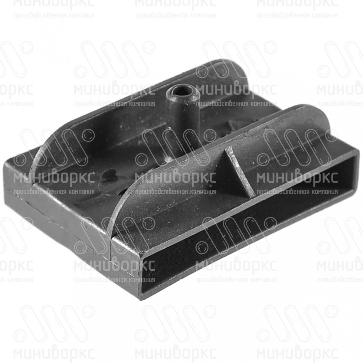 Латодержатель двойной для лат сечением 8х63 мм, цвет черный – ЛД8-63-48ЧЕ - 1