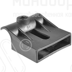 Латодержатель с креплением к трубе Ø25 мм для лат сечением 13х62 мм, цвет черный – ЛТ13-62-25ЧК - 1