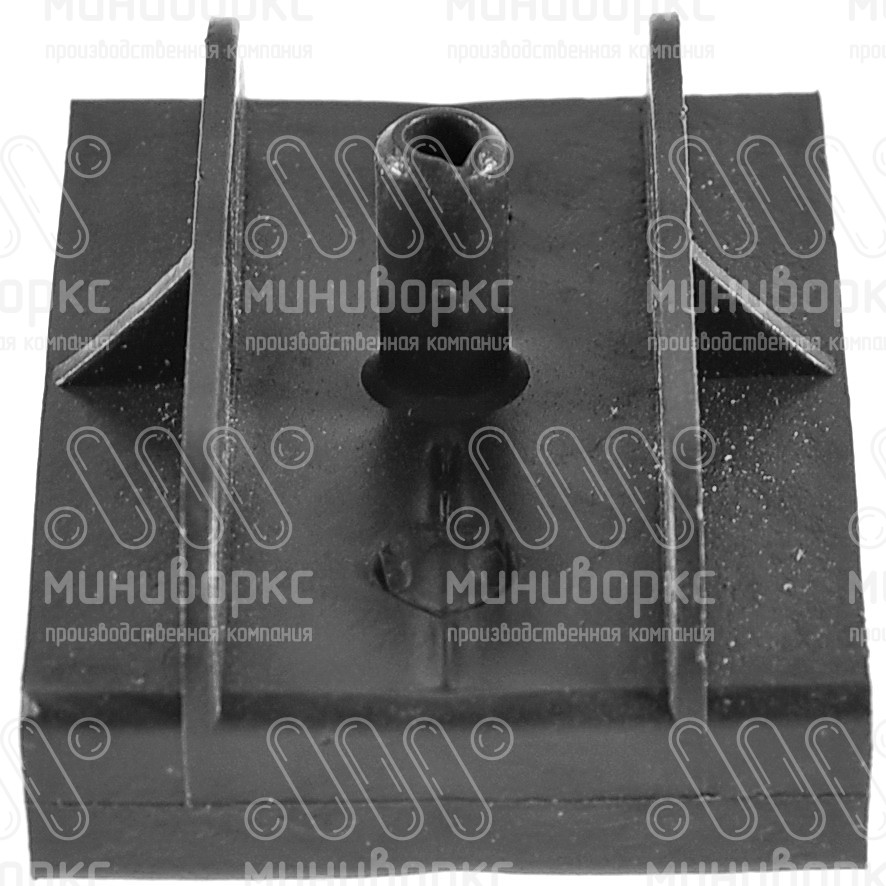 Латодержатель двойной для лат сечением 8х63 мм, цвет черный – ЛД8-63-48ЧЕ - 2